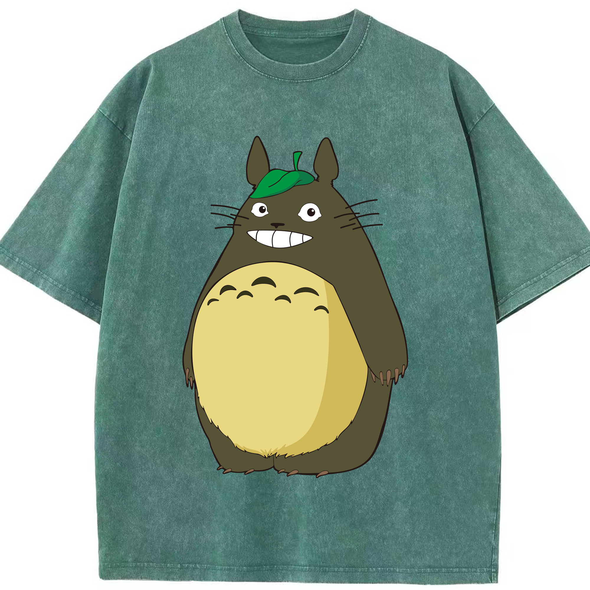 （画像用） となりのトトロ 草壁メイ 草壁サツキ My Neighbor Totoro Satsuki Kusakabe Mei Kusakabe 綿100% ヴィンテージ風 半袖Tシャツ（フロントプリント）